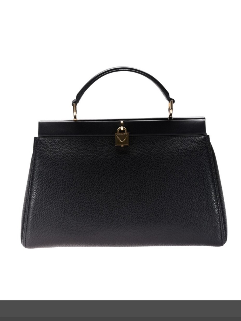 Michael Kors Gramacy Classic Black Top-Handle Leather Bag - Luxury Style